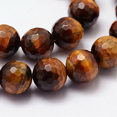 Natural Tiger Eye Beads Strands G-N0179-16-10mm-1