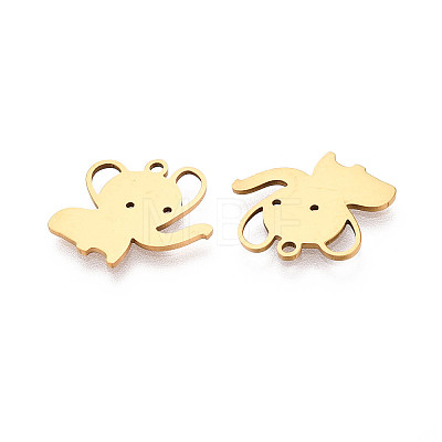 201 Stainless Steel Pendants STAS-T073-39G-1