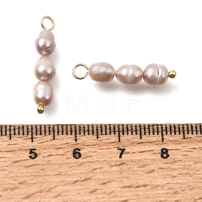 Natural Freshwater Pearl Beaded Pendants PA-CBAF2FA-03G-B02-1