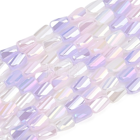 Electroplate Glass Beads EGLA-D300-01A-08-1
