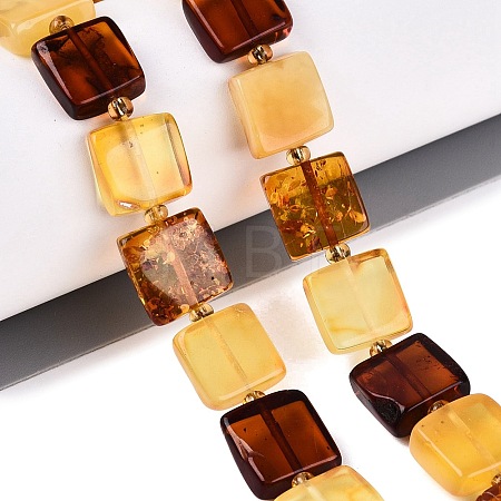 Natural Amber Beads Strands G-N371-15B-01-1