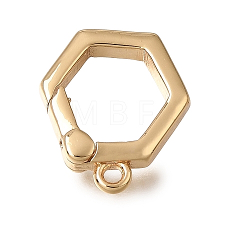 Brass Spring Gate Rings KK-CBAEAF3-862G-1
