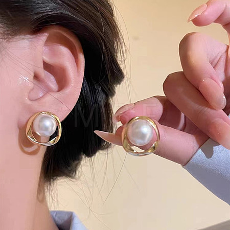 Alloy Stud Earrings FS-WGE0AD6-44-1