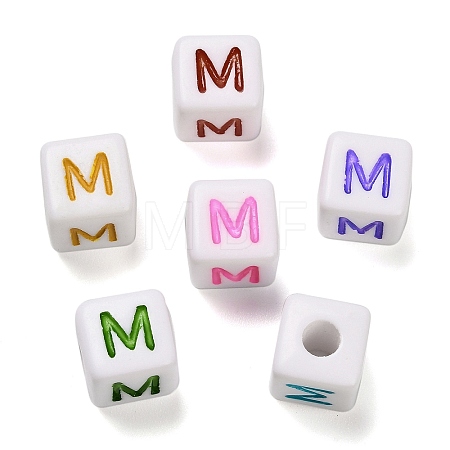 Opaque Acrylic Beads OACR-I022-01M-1