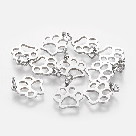 Non-Tarnish 304 Stainless Steel Pendants X-STAS-Q201-T452S-1