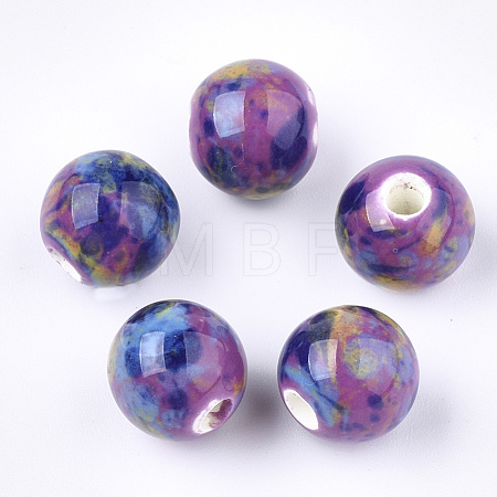 Handmade Porcelain Beads X-PORC-Q262-03C-1
