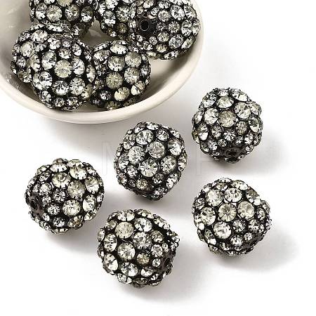 Brass Rhinestone Beads RB-J023-1