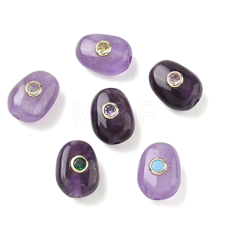 Natural Amethyst Beads GG-CBA4B5A-01G-F-1