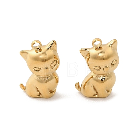 304 Stainless Steel Pendants STAS-G358-07G-04-1