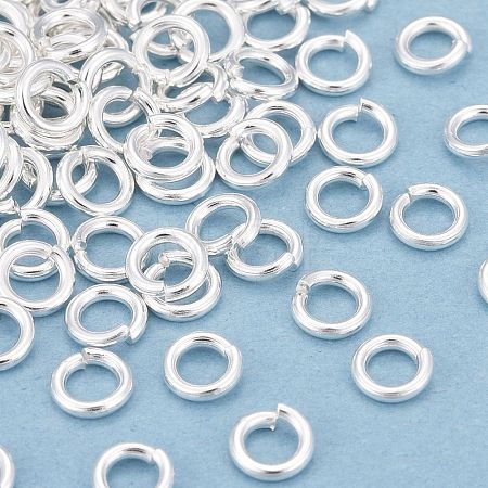 Rack Plating Brass Open Jump Rings X-KK-O139-18N-S-1