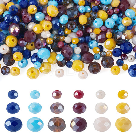 120G 3 Styles Glass Beads Strands EGLA-TA0013-72-1