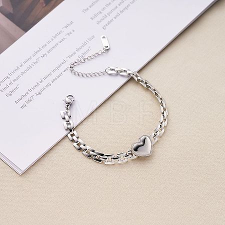 304 Stainless Steel Watch Band Chain Bracelets WG1D882-02-1