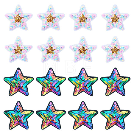 24Pcs 2 Colors Polyester Heat Transfer Vinyl Sheets PATC-TA0001-16-1