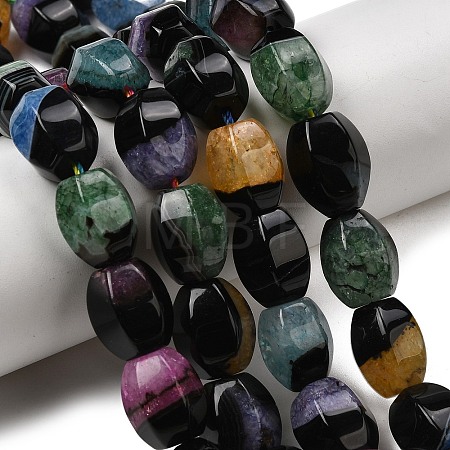 Natural Agate Beads Strands G-F820-C01-01-1