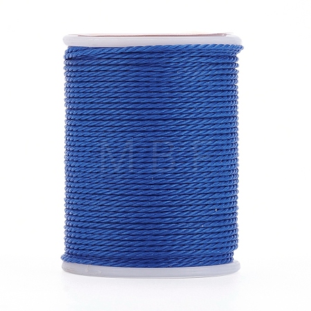 Round Waxed Polyester Cord YC-G006-01-1.0mm-08-1