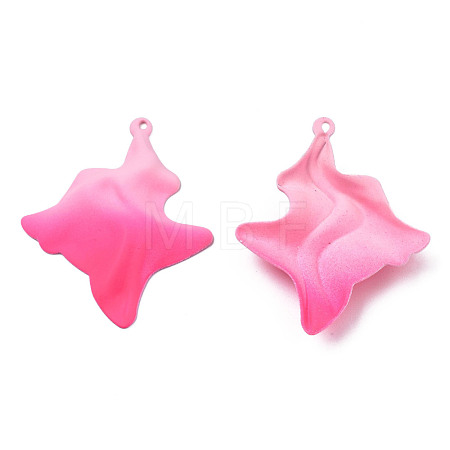 Spray Painted Iron Pendants IFIN-N008-028D-1
