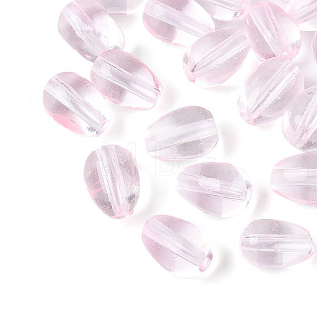 Baking Paint Transparent Glass Beads DGLA-N014-10K-1