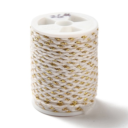 4-Ply Polycotton Cord with Metallic Thread OCOR-Z003-D103-1