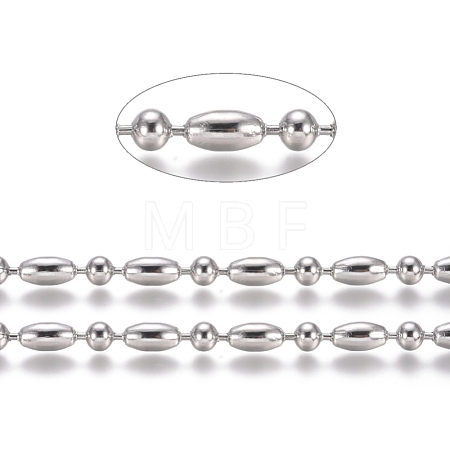 Non-Tarnish 304 Stainless Steel Ball Chains CHS-L024-023E-1