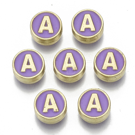 Alloy Enamel Beads X-ENAM-S122-028A-NR-1