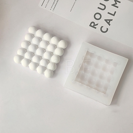 Square Bubble Candle Food Grade Silicone Molds DIY-D071-14-1