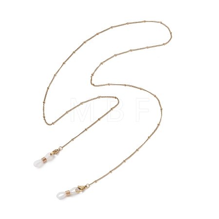 304 Stainless Steel Curb Chain for Eyeglasses AJEW-EH00411-01-1