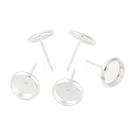 304 Stainless Steel Stud Earring Settings STAS-H436-20B-G01-1