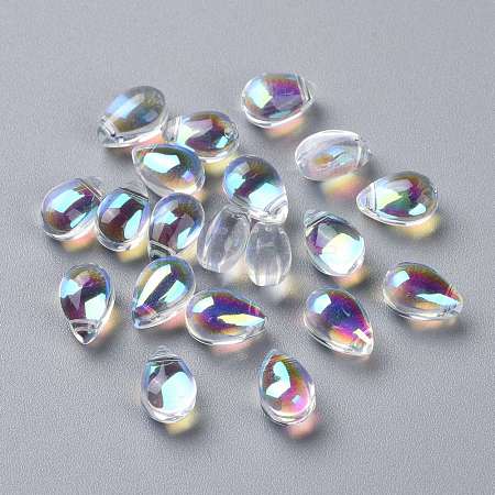Transparent Glass Beads GGLA-M004-05A-01-1