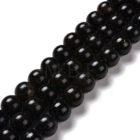 Natural Astrophyllite Beads Strands G-A202-01C-1