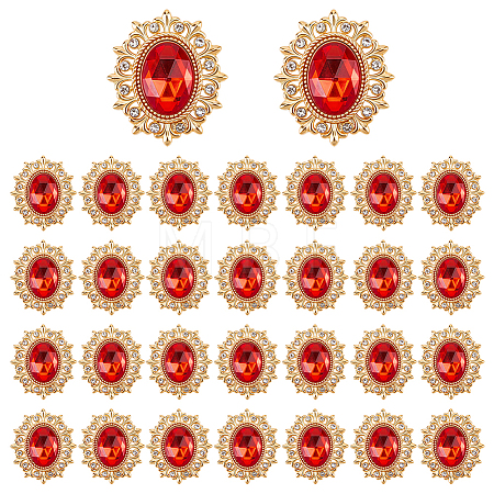 30Pcs Zinc Alloy Cabochons FIND-FG0005-56B-1
