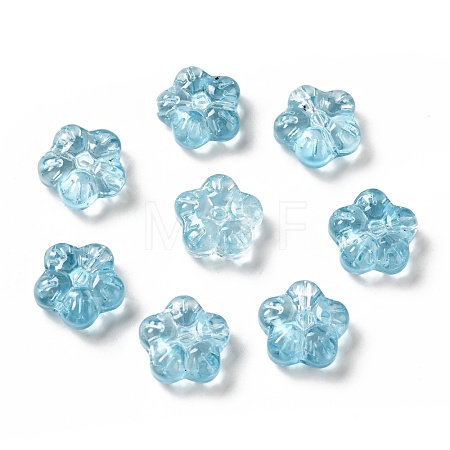 Transparent Glass Beads GLAA-F116-02A-1