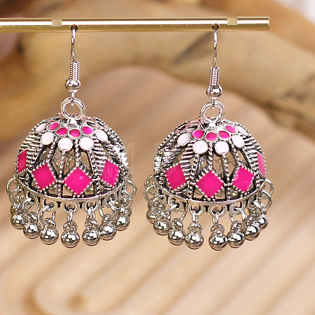 Bohemian Alloy Enamel Chandelier Earrings FS-WG337F9-03-1