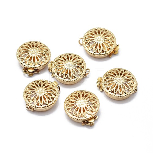 Non-Tarnish Yellow Gold Filled Box Clasps KK-L183-007G-1