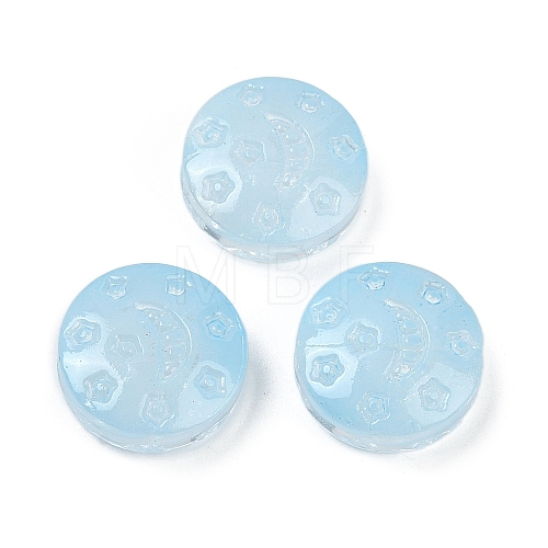 Transparent Glass Beads DGLA-E004-09B-1