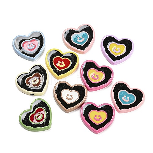 Opaque Resin Cabochons RESI-D003-09-1