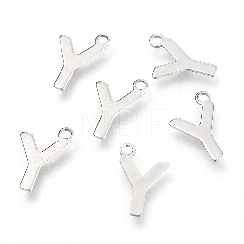 Non-Tarnish 201 Stainless Steel Charms X-STAS-C021-06P-Y-1