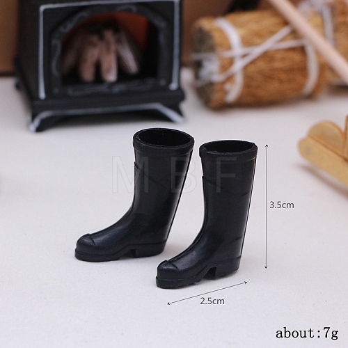 Shoes Shape Plastic Miniature Ornaments PW-WG88490-03-1