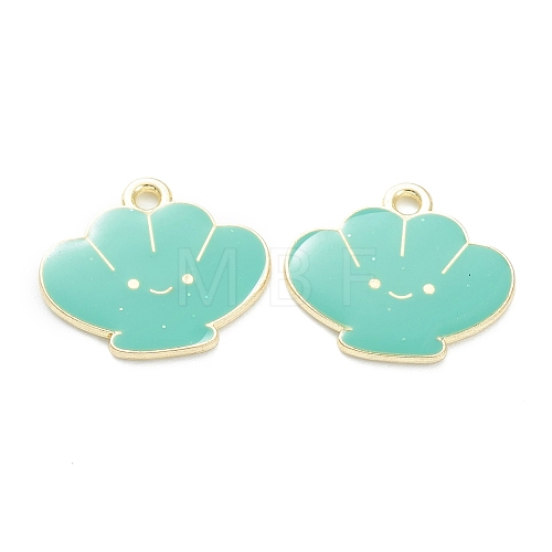 Alloy Enamel Pendants ENAM-I051-15LG-02-1