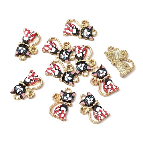 Alloy Enamel Pendants FIND-TAC0009-16LG-01-1