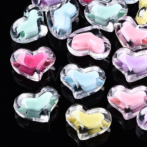 Transparent Acrylic Beads TACR-N011-008A-01-1