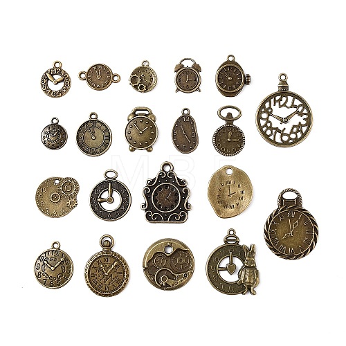 Tibetan Style Alloy Pendants FIND-WH0032-84AB-1