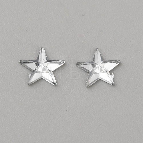 Star Acrylic Rhinestone Cabochons AJEW-WH20048-40K-1