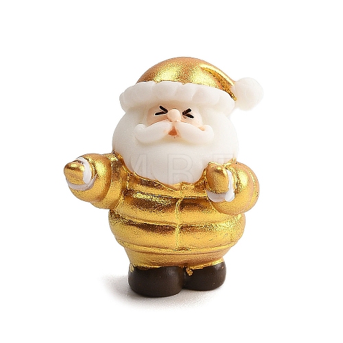 Christmas Theme Resin Figurine Statues for Home Office Desktop Decoration DJEW-M017-02E-01-1