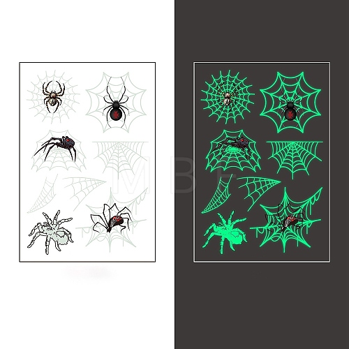 Hallowmas Luminous Glow in the Dark Removable Temporary Water Proof Tattoos Paper Stickers PW-WGAF489-05-1