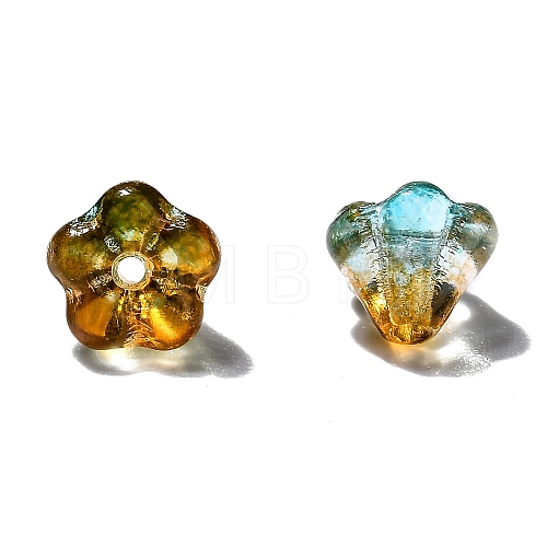 Transparent Czech Glass Beads GLAA-G070-05B-05-1