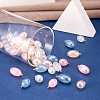  48Pcs 8 Styles Imitation Gemstone Acrylic Pendants IFIN-TA0001-57-6