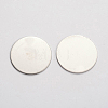 201 Stainless Steel Stamping Blank Tag Cabochons STAS-E147-90P-A-1