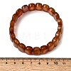 Natural Carnelian Beaded Stretch Bracelets for Women Men BJEW-D461-02F-3