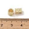 Rack Plating Brass European Beads KK-S366-18G-2