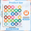 Customized Round Dot PVC Decorative Stickers DIY-WH0423-012-2